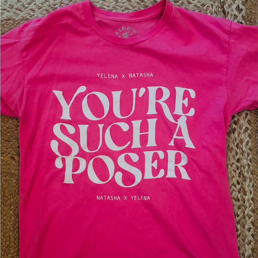 SOLD!! Marvel Black Widow Pink Graphic Tee